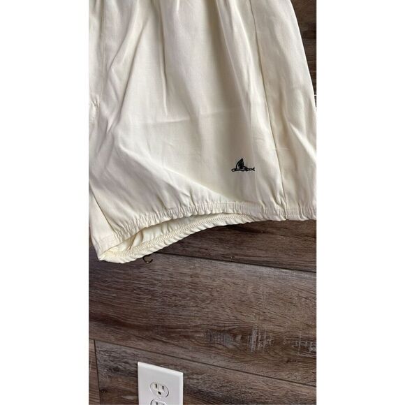 Vintage CATALINA Shorts Elastic Drawstring Waist Elastic Leg Sports Sz 36 White - Picture 6 of 12
